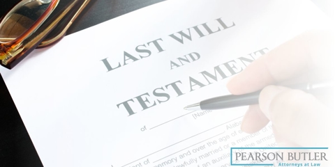 last will and testament document